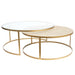 Canvas and Sasson Manhattan Round Nesting Coffee Tables