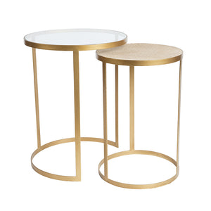 Canvas and Sasson Manhattan Round Nesting Side Tables