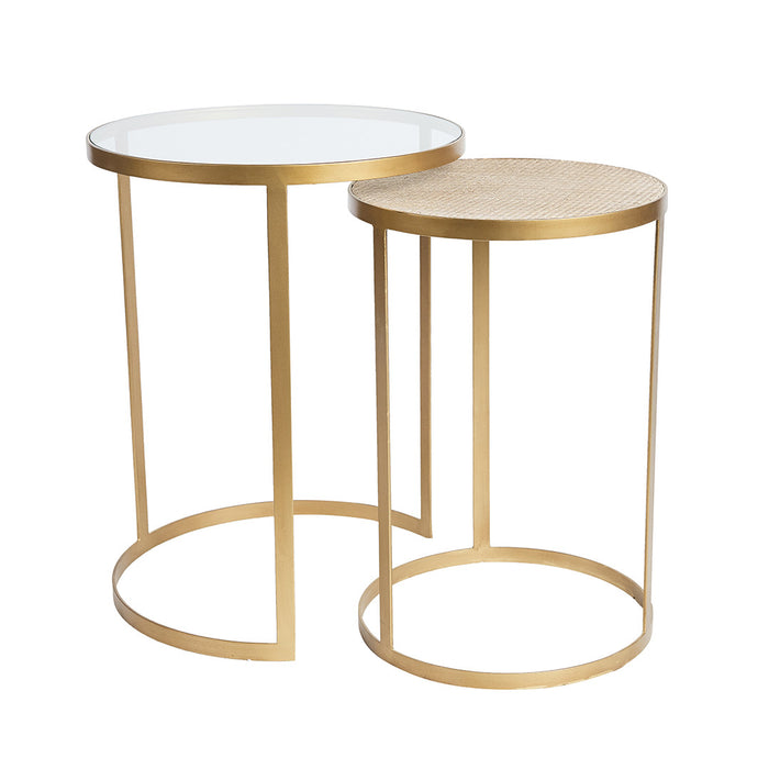 Canvas and Sasson Manhattan Round Nesting Side Tables