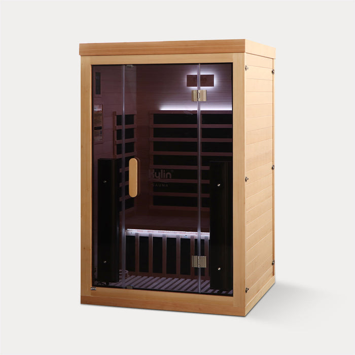Kylin Premium Full Spectrum Low EMF Infrared Sauna Room 2 Person H6220 (Floor Heater included)