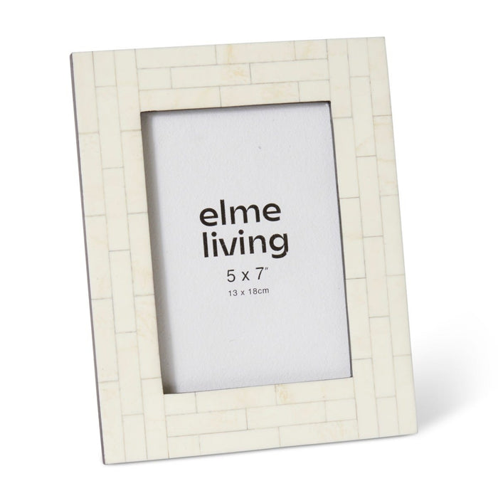 Emerson 5x7" Photo Frame - Cream, 24cm (H)