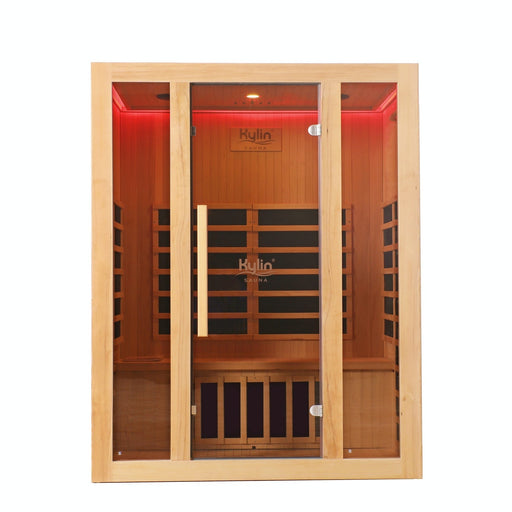 Kylin Low EMF Carbon Infrared Sauna Room 3 Person QD-D3