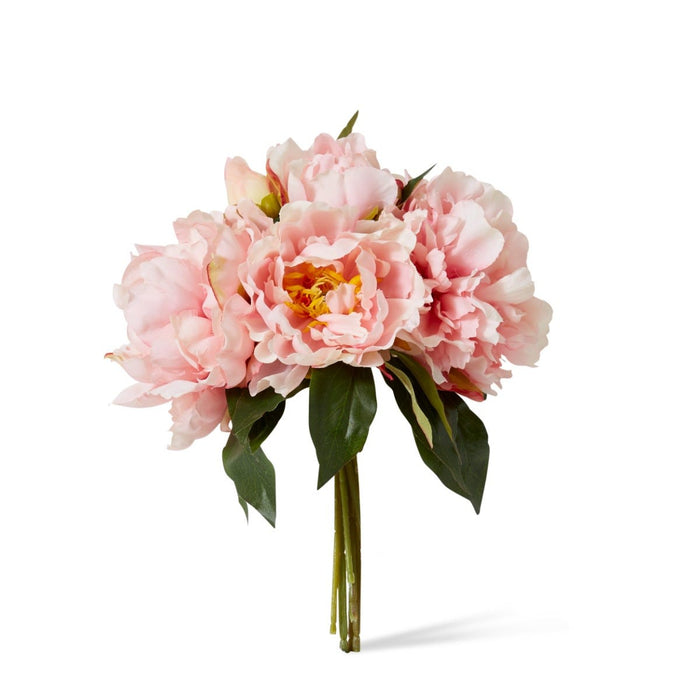 Peony Juliana Bouquet Pack of 6 - Pink, 15cm (H)