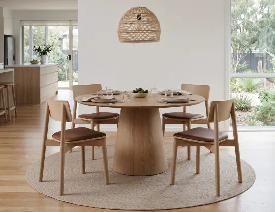 Circa Dining Table - Round - Natural Ash - 120cm