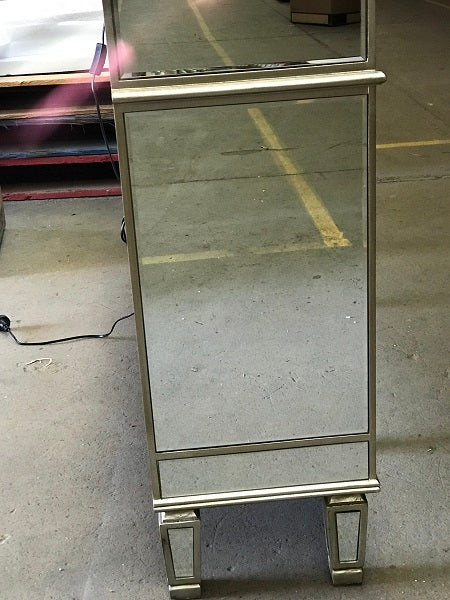 Mirrored Sideboard w/4 doors, 2 small drawers & 1 long drawer