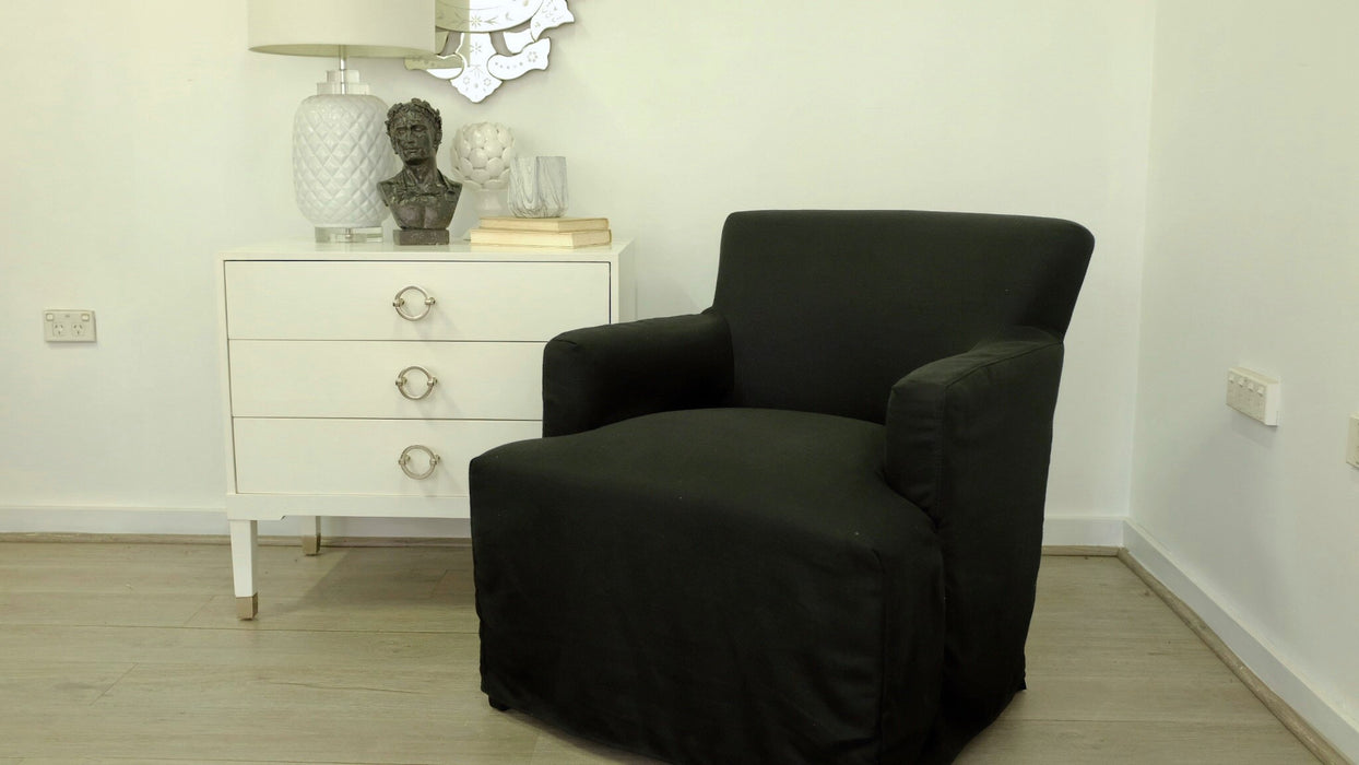 Nantucket Armchair Black with cover