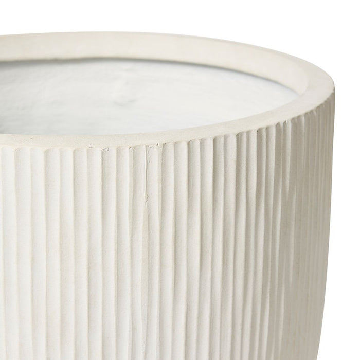 Tenesha Fibrestone Planter S3 - Beige