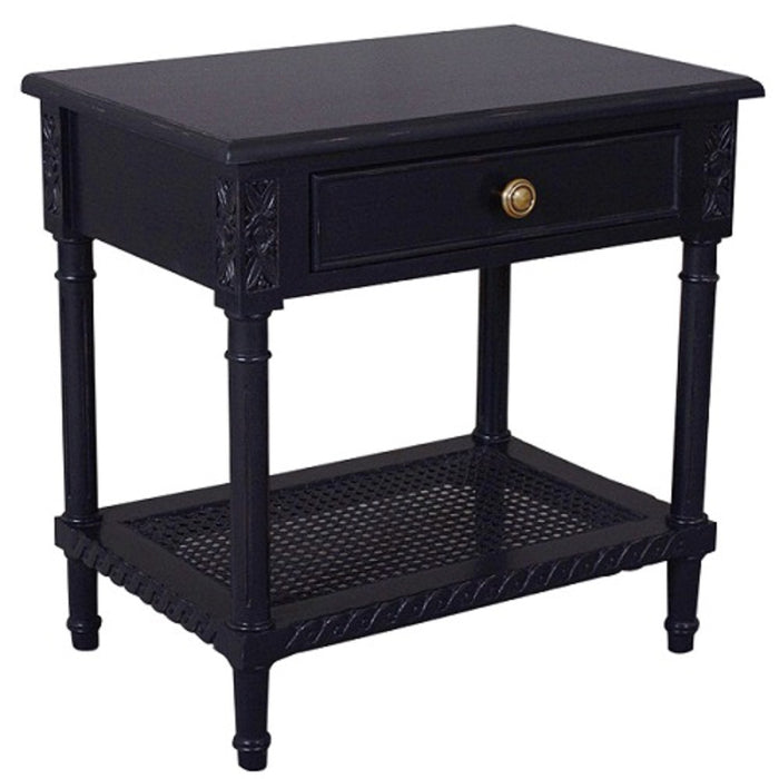 Polo Side Table/Bedside Black