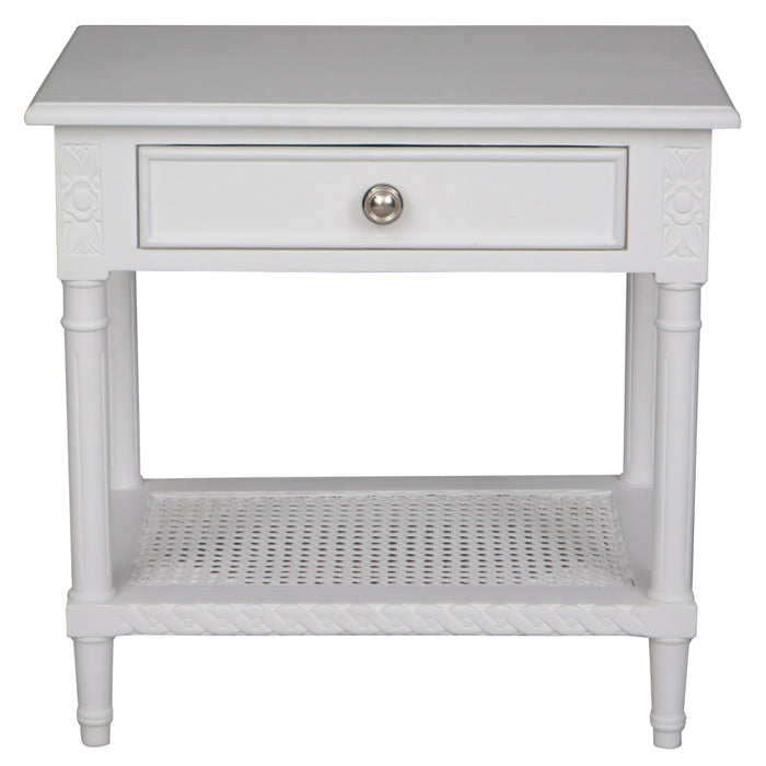 Polo Side Table/Bedside White