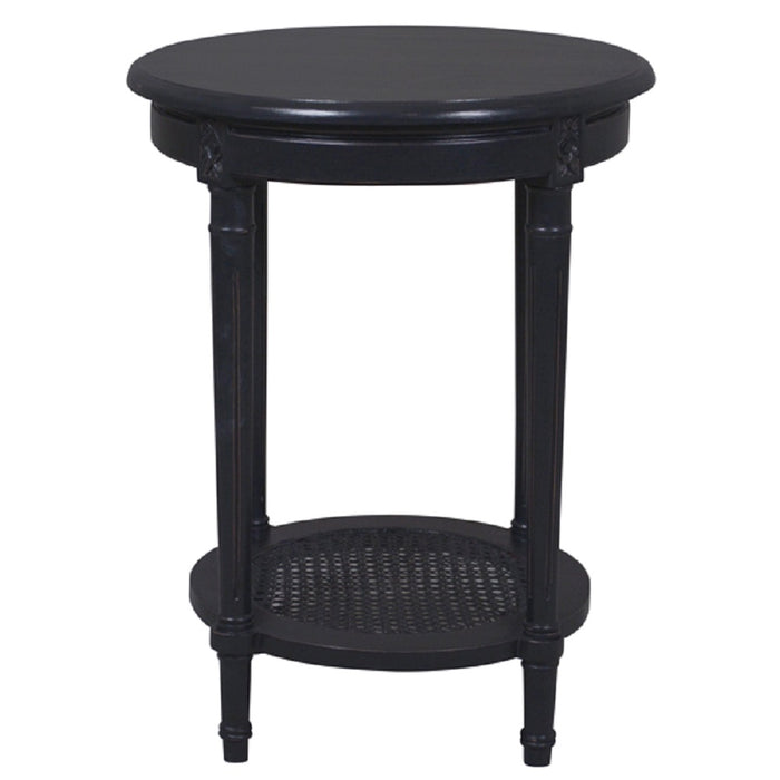 Polo Occasional Round Table Black