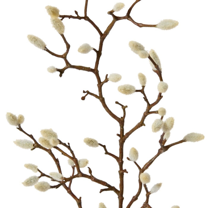 Magnolia Bud Spray Pack of 12 - Natural, 74cm (H)
