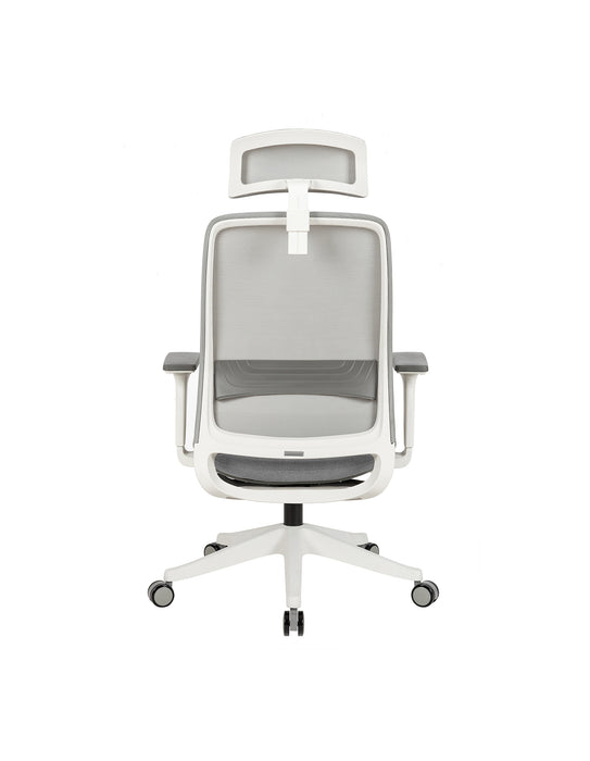 Carlie High Back Molded Foam Seat Ergonomic Office Chair In Grey