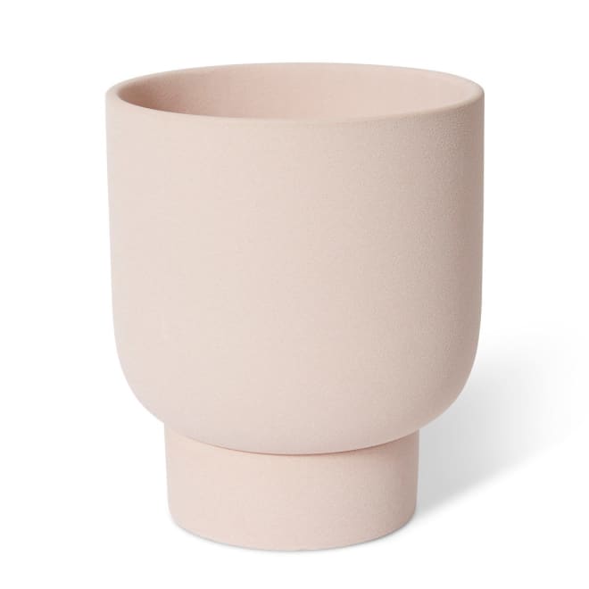 Daylen Pot w Saucer - Pink, 24cm (H)