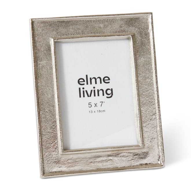Vivek 5 x 7" Photo Frame - Nickel, 23cm (H)