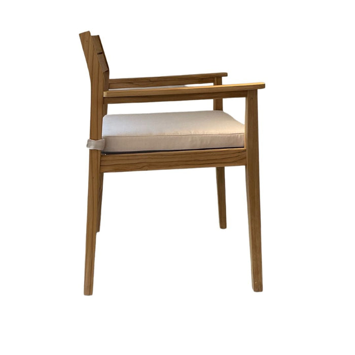 Alisa Teak Outdoor Dining Chair - Raffinata