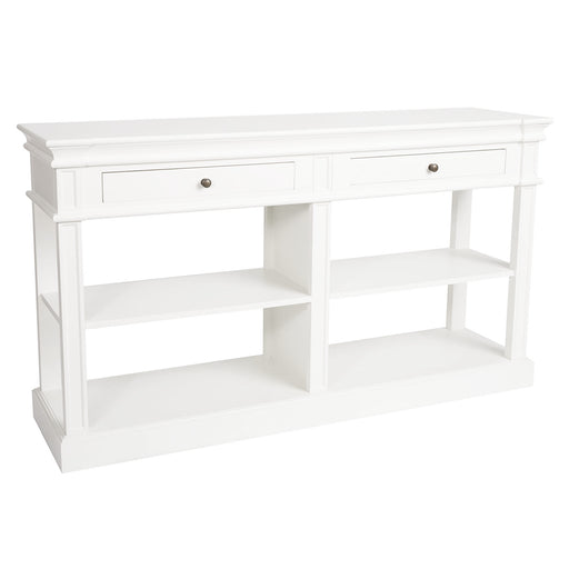 Canvas and Sasson Shelter Console Table