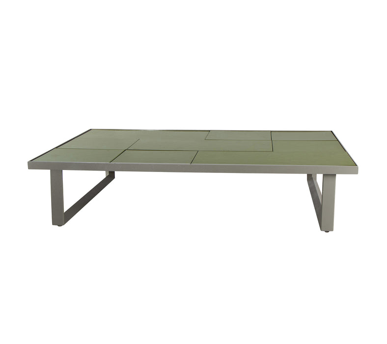 Glaze Coffee Table Base Rect. F/Tiles, 120x70 cm