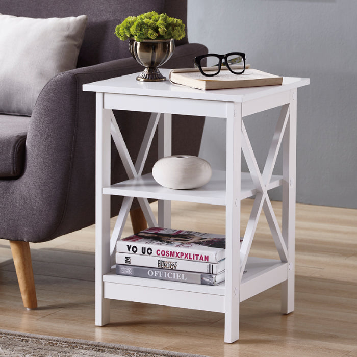 Long Island 2 Shelf Side Table