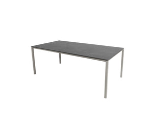 Pure Dining Table Base, 200x100 cm