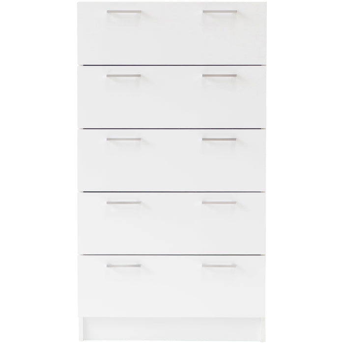 Tribecca 5 Drawer Chest - White
