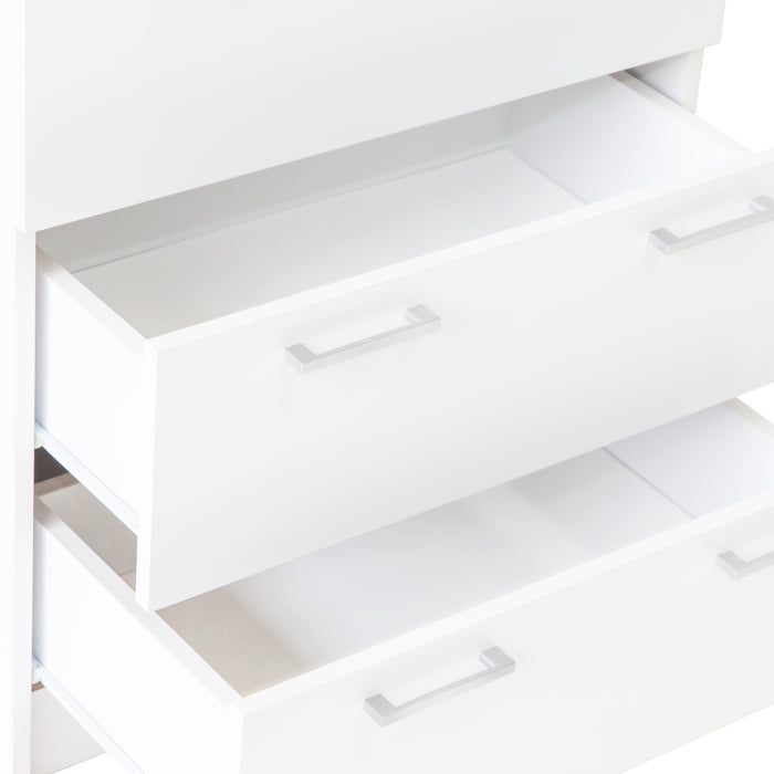 Tribecca 5 Drawer Chest - White