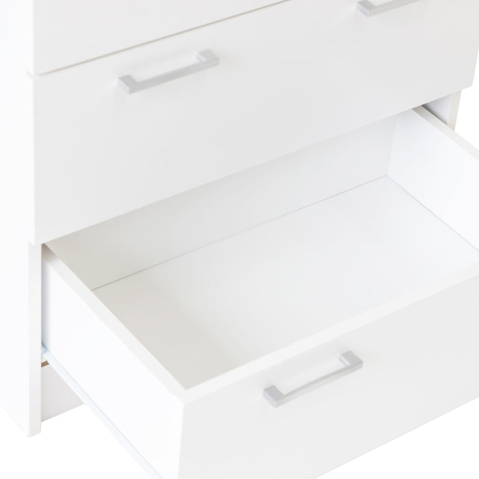 Tribecca 5 Drawer Chest - White
