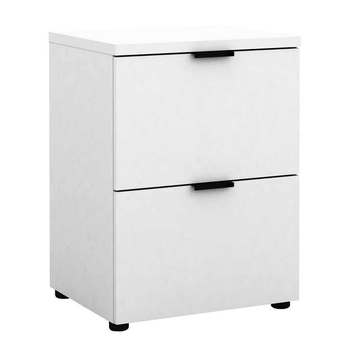 Rico 2 Drawer Filing Cabinet - White