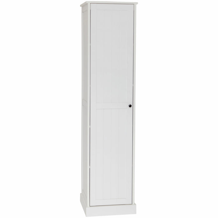 Hamptons 1 Door 5 Tier Shelf Multipurpose Cupboard