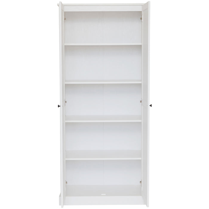 Hamptons 2 5 Tier 80cm Wide Multipurpose Cupboard