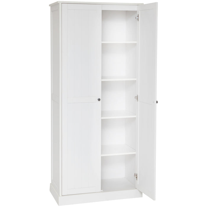 Hamptons 2 5 Tier 80cm Wide Multipurpose Cupboard