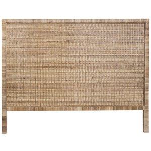 Canvas and Sasson Palm Springs Rattan Bedhead King