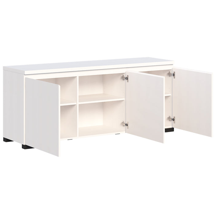 Elara 3 Door Buffet - White