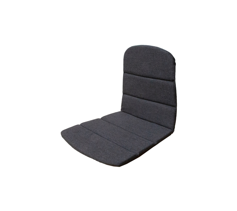 Breeze Chair Seat/Back Cushion - Black, Cane-line Natté