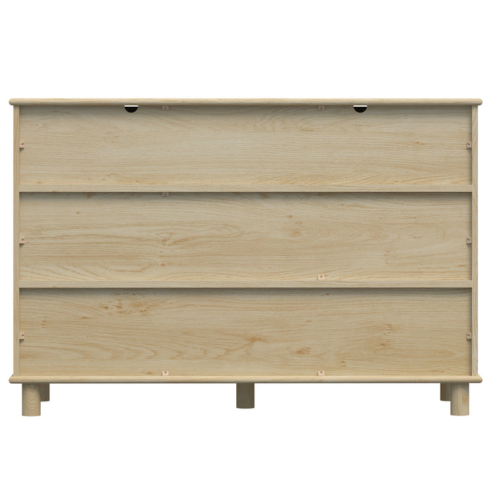 Sorrento 6 Drawer Chest - Swedish Oak