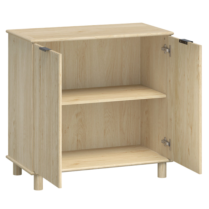 Sorrento 2 Door Sideboard Cupboard - Swedish Oak