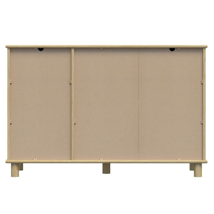 Sorrento 3 Door Sideboard Cupboard - Swedish Oak