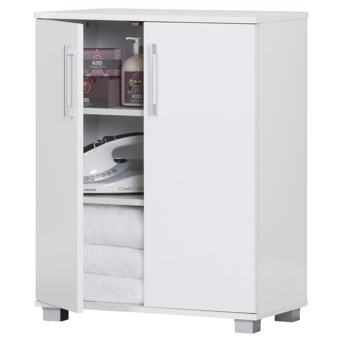 Multi-Purpose Cupboard 2 Door W/Shelves Low Style