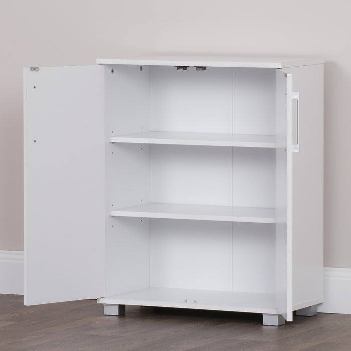 Multi-Purpose Cupboard 2 Door W/Shelves Low Style