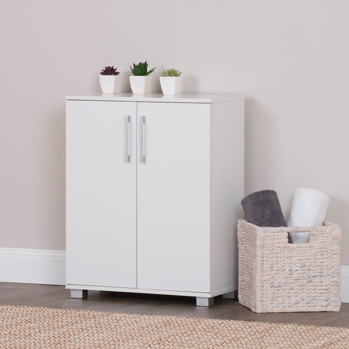 Multi-Purpose Cupboard 2 Door W/Shelves Low Style