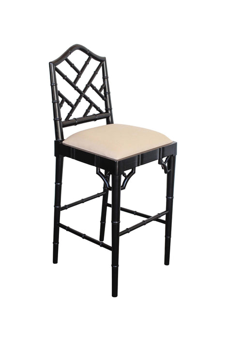 Chippendale Counter Stool - Black