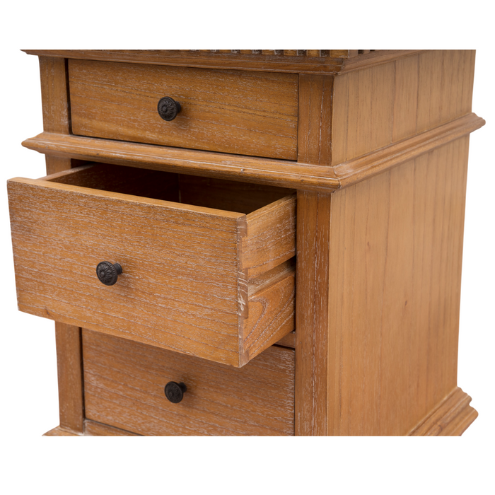 Augusta 3 Drawer Bedside Cabinet