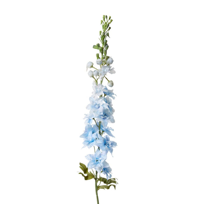 Delphinium Stem Pack of 12 - Soft Blue, 99cm (H)