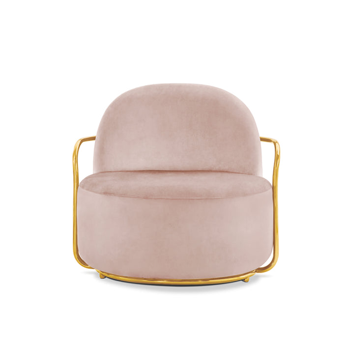 Orion Lounge Chair Blush Oro