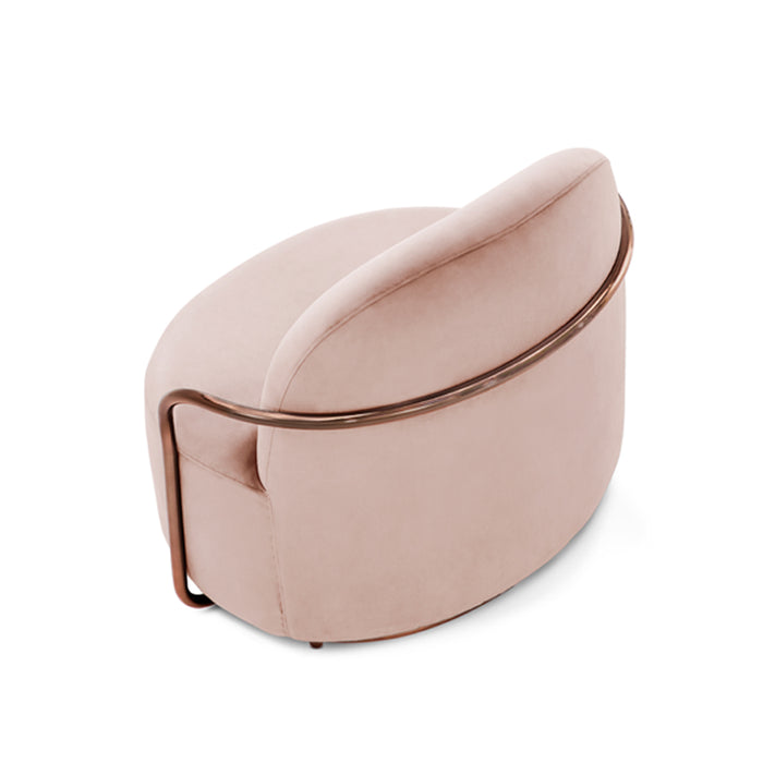 Orion Lounge Chair Blush Oro