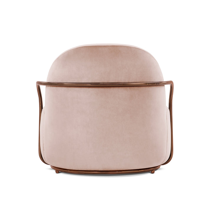 Orion Lounge Chair Blush Rose