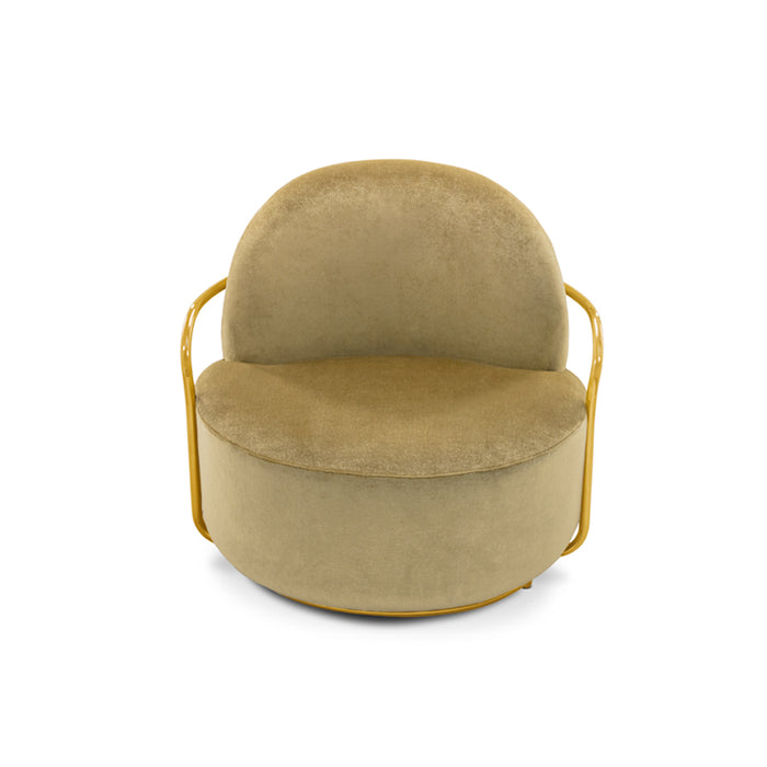 Orion Lounge Chair Gold Rose