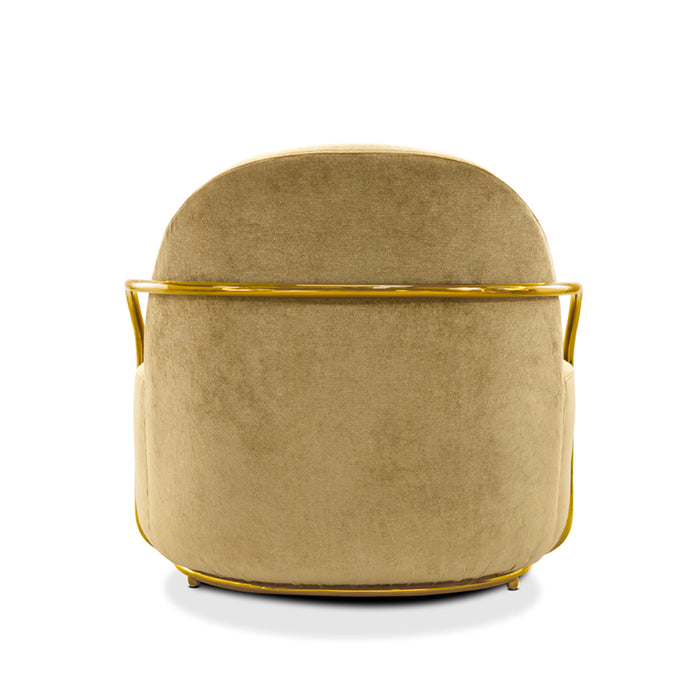 Orion Lounge Chair Gold Rose