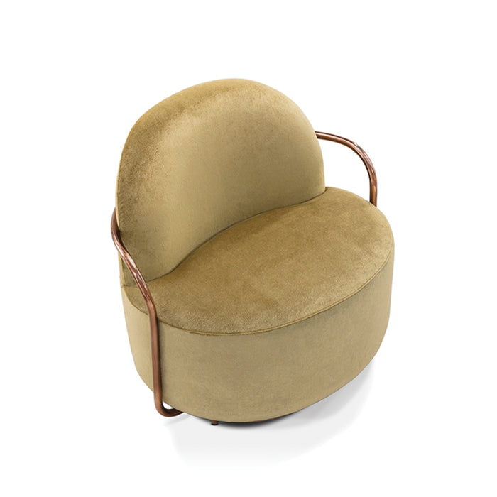 Orion Lounge Chair Gold Oro