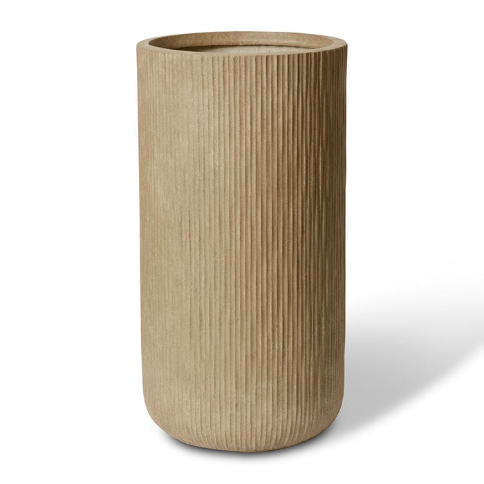 Tenesha Tall Fibrestone Plante - Brown