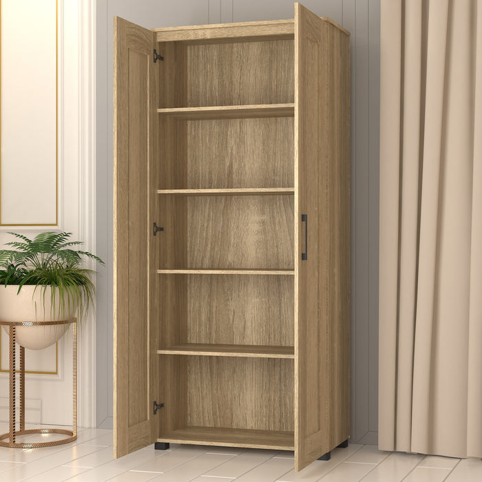 Montreal Cupboard 2 Door Tall - Light Sonoma Oak